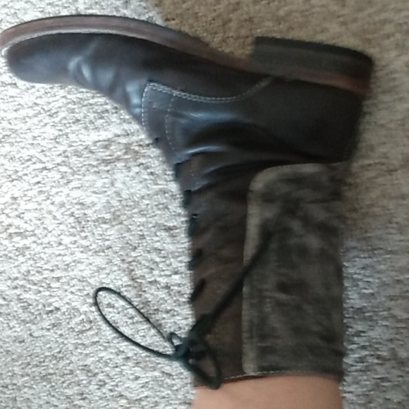Unique True Religion Combat boots. Genuine leather. - Picture 2 of 10